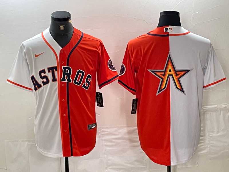 Men's Houston Astros Blank Orange White Split Stitched Baseball Jerseys Dzhi,We sell and wholesale Men's Houston Astros Blank Orange White Split Stitched Baseball Jerseys Dzhi on line form chian!